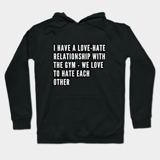 funny gym humor Hoodie